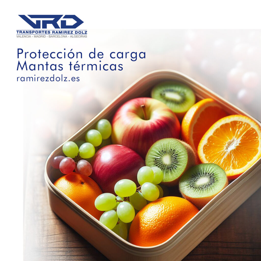 Transporte de mercancía delicada y su protección para mantener su calidad durante el transporte