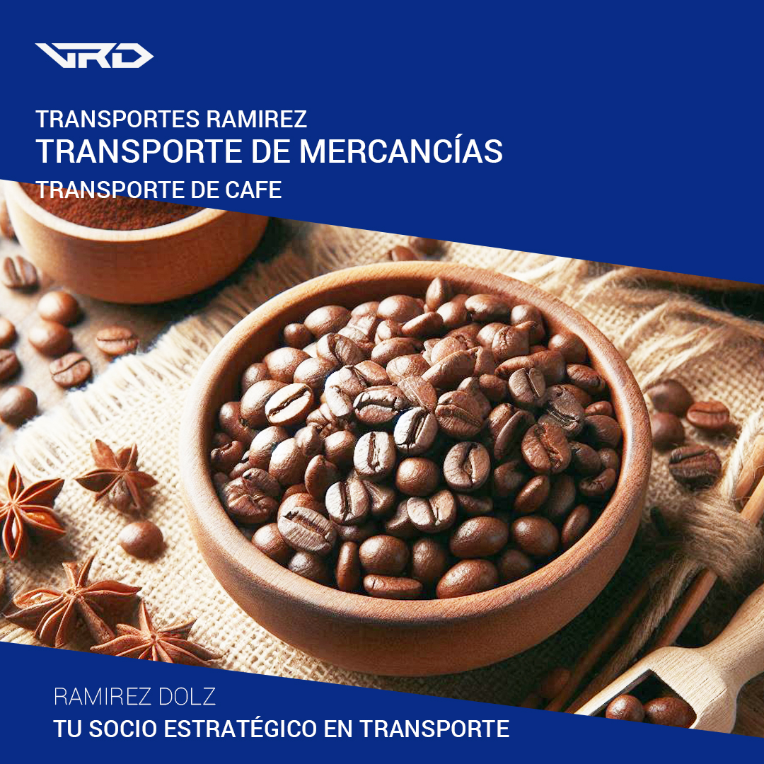 Transporte de cafe por las carreteras españolas y europeas